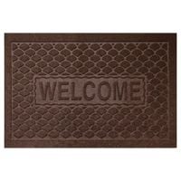 Wycieraczka mata do butów pod drzwi wejściowa chłonna dywanik brązowy