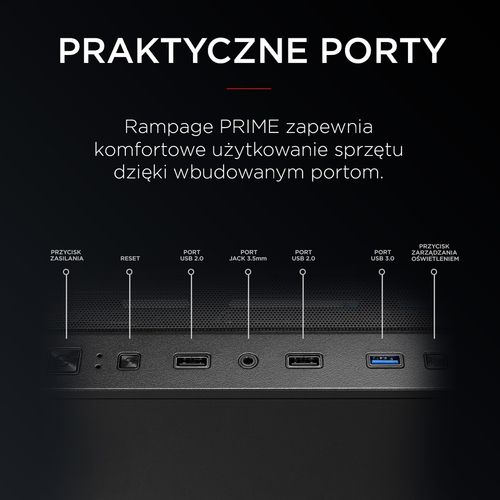 Obudowa Rampage Prime Mesh ARGB Black na Arena.pl