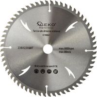 Tarcza do drewna 230x22,23x60T widiowa GEKO G78061