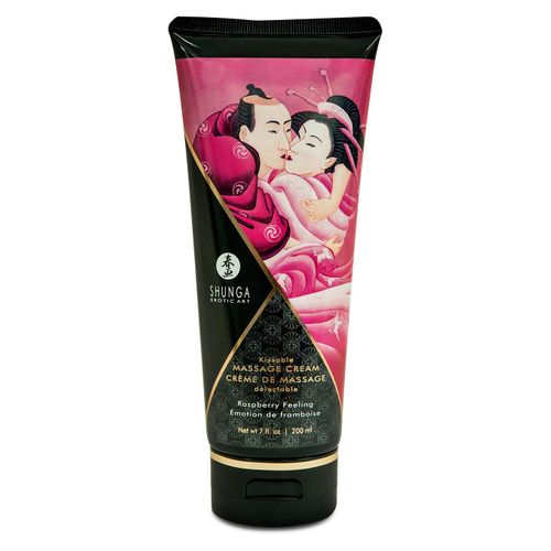 Krem do masażu - Shunga Massage Cream Raspberry 200 ml na Arena.pl