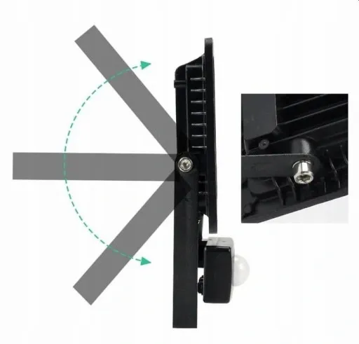 Halogen 20 W z czujnikiem ruchu sensorem zdjęcie 8