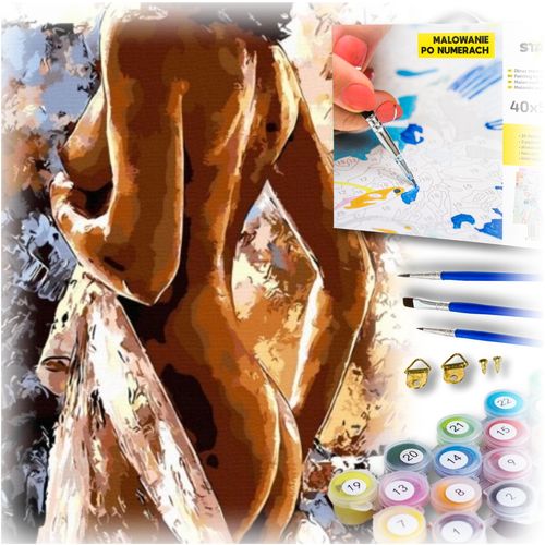Zestaw do malowania po numerach - kobieta na Arena.pl