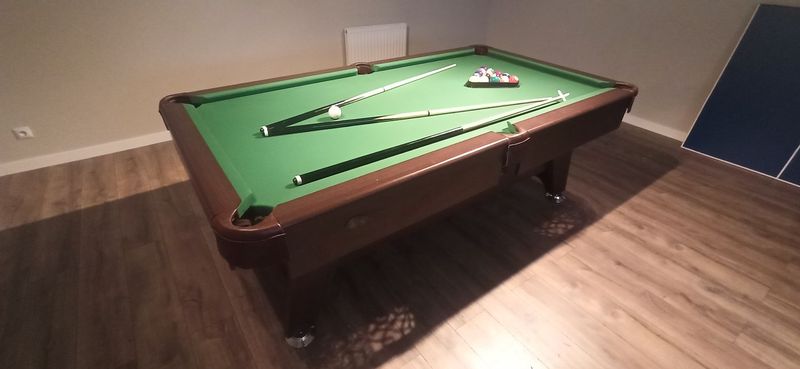 Emaga Bilard 9ft Radley Vintage MDF brązowy + CT zdjęcie 4