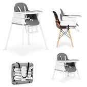 Fotelik Krzesełko Do Karmienia Dzieci 3W1 Składany Ecotoys
