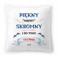 Poduszka Dla Technika Na Urodziny Prezent Z Nadrukiem Ze Zdjęciem