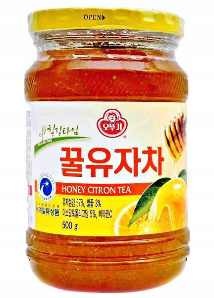 Herbata z cytryną yuzu miodem 500g - Ottogi zdjęcie 2