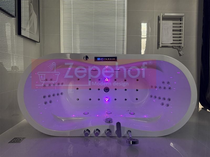 PIĘKNA OWALNA WANNA Z HYDROMASAŻEM 170X80 z 1 ODLEW GRZAŁKA zdjęcie 20