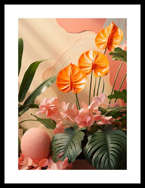 Plakat 25x35cm Pomarańczowy Raj zdjęcie 3