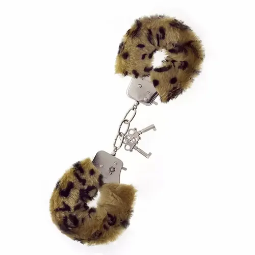 Puszyste Cętkowane Kajdanki - Love Cuffs Lampart na Arena.pl