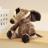 DLA DZIECI PLUSZOWA MASKOTKA  SŁOŃ Z DUŻYMI USZAMI