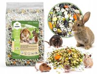 KARMA NATURALNY POKARM DLA KRÓLIKA ŚWINKI MORSKIEJ CHOMIKA