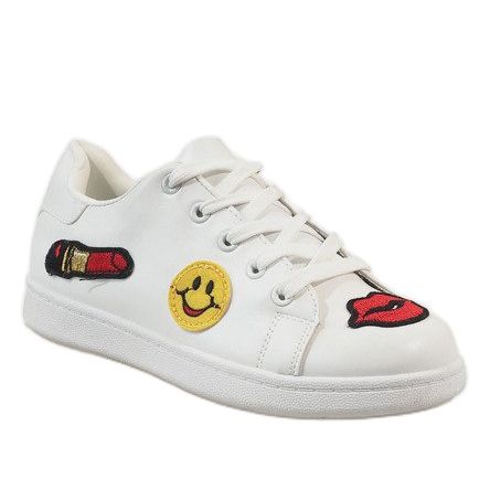 Białe trampki stęple 80065-B r.39 na Arena.pl
