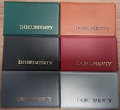 OKŁADKA NA DOKUMENTY JOLPLAST  ROZMIAR 10x6,5 CM 6 ZAKŁADEK