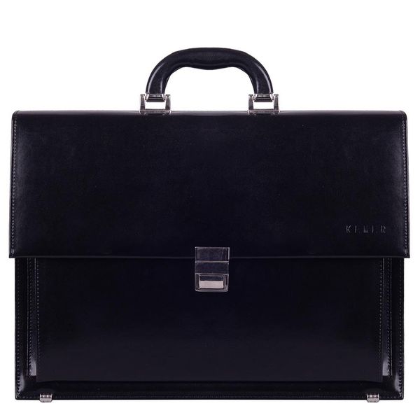 Teczka męska skórzana KEMER B 788/DW Czarna zdjęcie 1