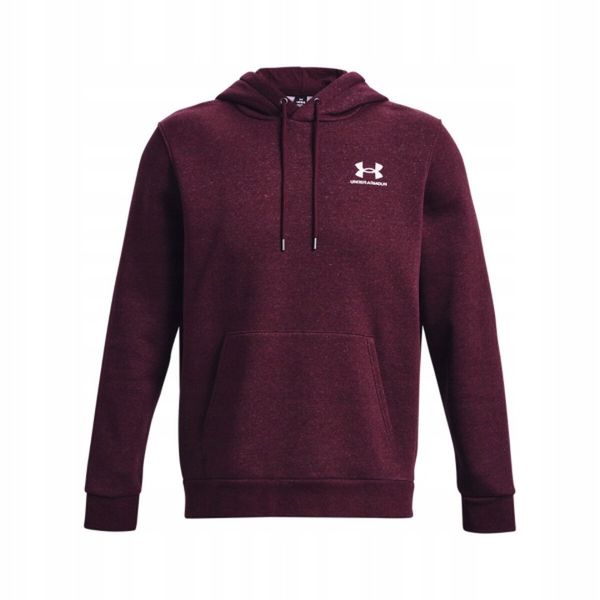 Under Armour Bluza Ua Essential Fleece Hoodie 1373880 Bordowy Loose Fit zdjęcie 2