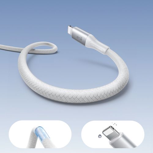 Kabel przewód USB-A - iPhone Lightning 3A 2m - biały na Arena.pl