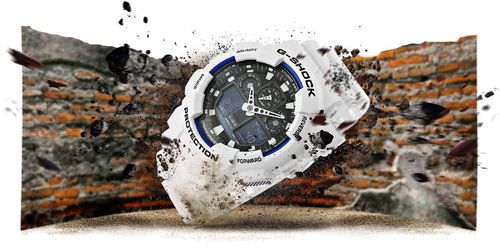 zegarek męski casio g-shock ga-100b-7aer + box na Arena.pl