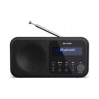Radio SHARP DR-P421 Cyfrowe Przenośne Czarny