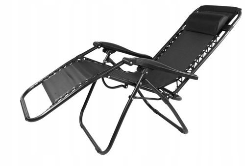 LEŻAK PLAŻOWY FOTEL OGRODOWY ZERO GRAVITY SKŁADANY KRZESŁO 2W1 PROGARDEN na Arena.pl