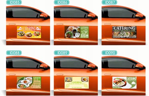 Magnes na samochód reklama magnetyczna 60x30 USŁUGI SPRZĄTANIE dużo wzorów na Arena.pl