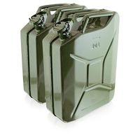 2X17062 BITUXX ZESZTAW KANISTRÓW METALOWYCH 2X20L Z ZAMKIEM BAGNETOWYM