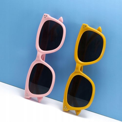 Dziecięce 5-9 lat Okulary przeciwsłoneczne z Polaryzacją dla dzieci BEŻOWE na Arena.pl