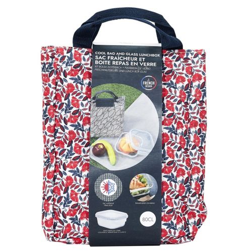 Zestaw Lunch box i torba termiczna czerwona na Arena.pl