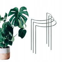 Podpórka do monstery 45 cm zielona 3 sztuki metal Podpora do roślin kwiatów