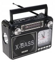 Radio PRZENOŚNE Kuchenne Głośnik Bluetooth Latarka Zegar USB SD TF MP3 1085