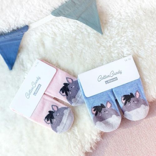 SKARPETKI NIEMOWLĘCE COTTON CANDY 138 14-16 różowy/żyrafa 357 na Arena.pl