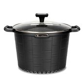 garnek granitowy z pokrywą 24cm 6,5l e-7032
