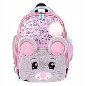 Plecak Tornister Mouse Myszka Dla Pierwszaka Super Lekki Pojemny Bambino