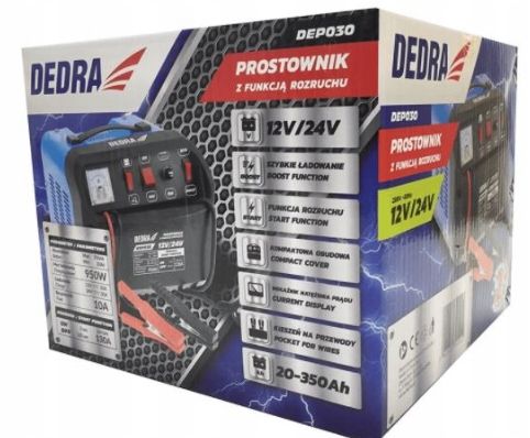 Prostownik z Rozruchem 12/24V DEDRA DEP030 na Arena.pl