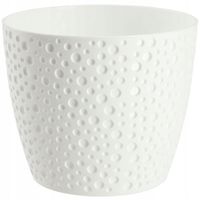 DONICZKA OSŁONKA OKRĄGŁA NA KWIATY BIAŁA 17CM