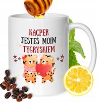 Kubek Dla Kacpra Kolegi Przyjaciela Męża Prezent Z Nadrukiem Biały 330Ml