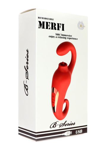 silikonowy stymulator łechtaczki merfi liżący języczek 10 wibracji usb na Arena.pl