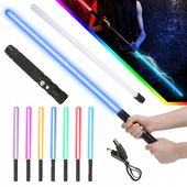 STAR WARS MIECZ ŚWIETLNY ŚWIECĄCY WOJOWNIK LED ŚWIATŁO Z DŹWIĘK 7RGB