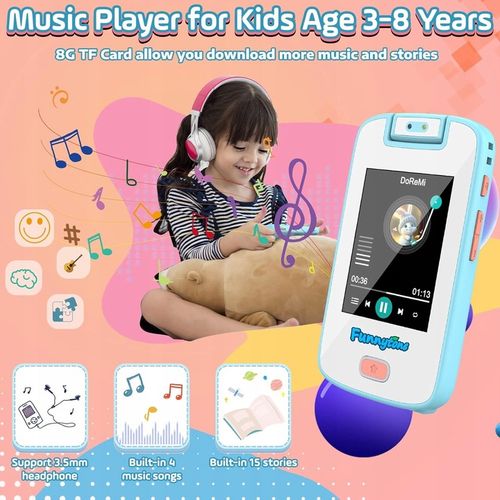 Smartfon dla dzieci z kamera i 12 grami Rozrywka i nauka pamięć (Niebieski) na Arena.pl