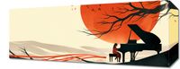 Obraz 50x20cm Pianistka