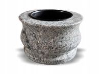 Misa Na Pomnik Na Cmentarz Granitowa na kwiaty (Wiscount White) 25cm