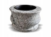 Misa Na Pomnik Na Cmentarz Granitowa na kwiaty (Wiscount White) 25cm