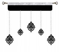 Firana nowoczesna EKRAN ażur Girlanda GLAMUR Z2