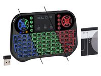 Klawiatura bezprzewodowa 2,4GHz+bluetooth miniKS-6 +touchpad