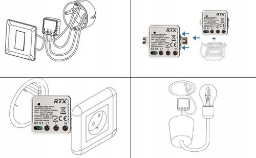 RTX Moduł MINI Przekaźnik Sterownik 16A TUYA ZigBee na Arena.pl