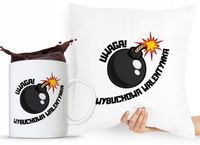 Zestaw Poduszka + Kubek Walentynki Dla Dziewczyny Z Nadrukiem Ze Zdjęciem