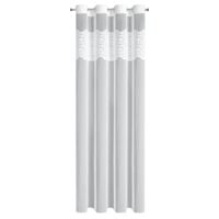 Firana Afrodyta 140x250 biała siatka haft przelotki