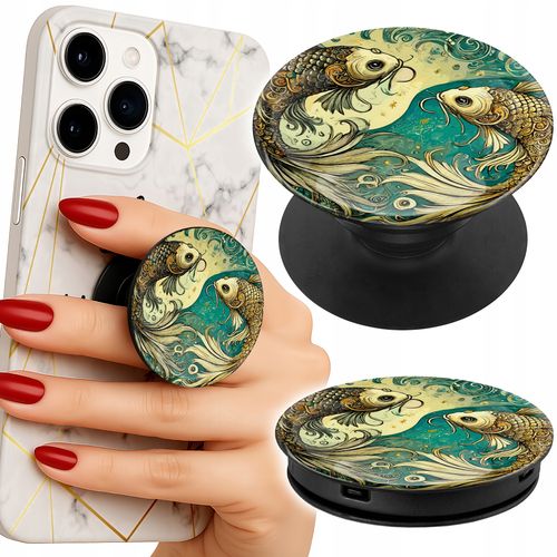Uchwyt do telefonu Popsocket na palce/stojak ZNAK ZODIAKU, RYBY na Arena.pl