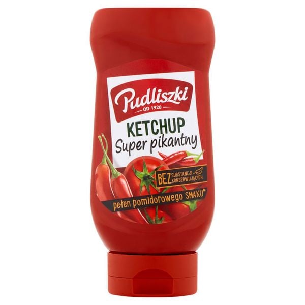 Pudliszki Ketchup super pikantny 480 g zdjęcie 1