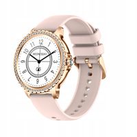 Smartwatch Damski Zegarek MENU PL Rozmowy SMS Puls SMART WATCH + 2 PASKI