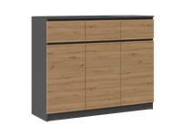 Komoda Malwa 3D3S ANTRACYT ARTISAN